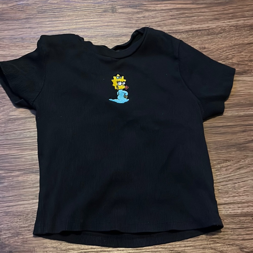 short kind of cropped shirt